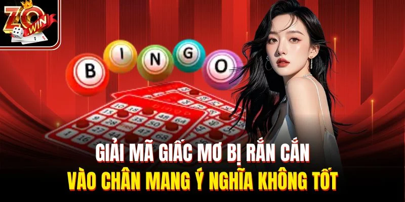 Giải mã giấc mơ bị rắn cắn vào chân mang ý nghĩa không tốt