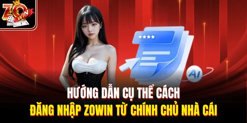 Hướng dẫn cụ thể cách đăng nhập Zowin từ chính chủ nhà cái