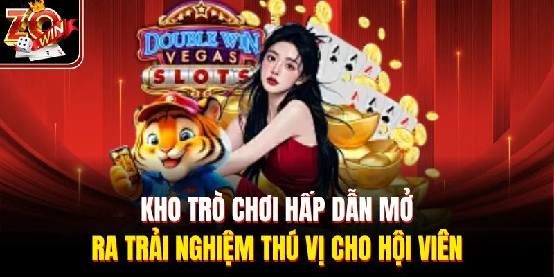 Kho trò chơi hấp dẫn mở ra trải nghiệm thú vị cho hội viên